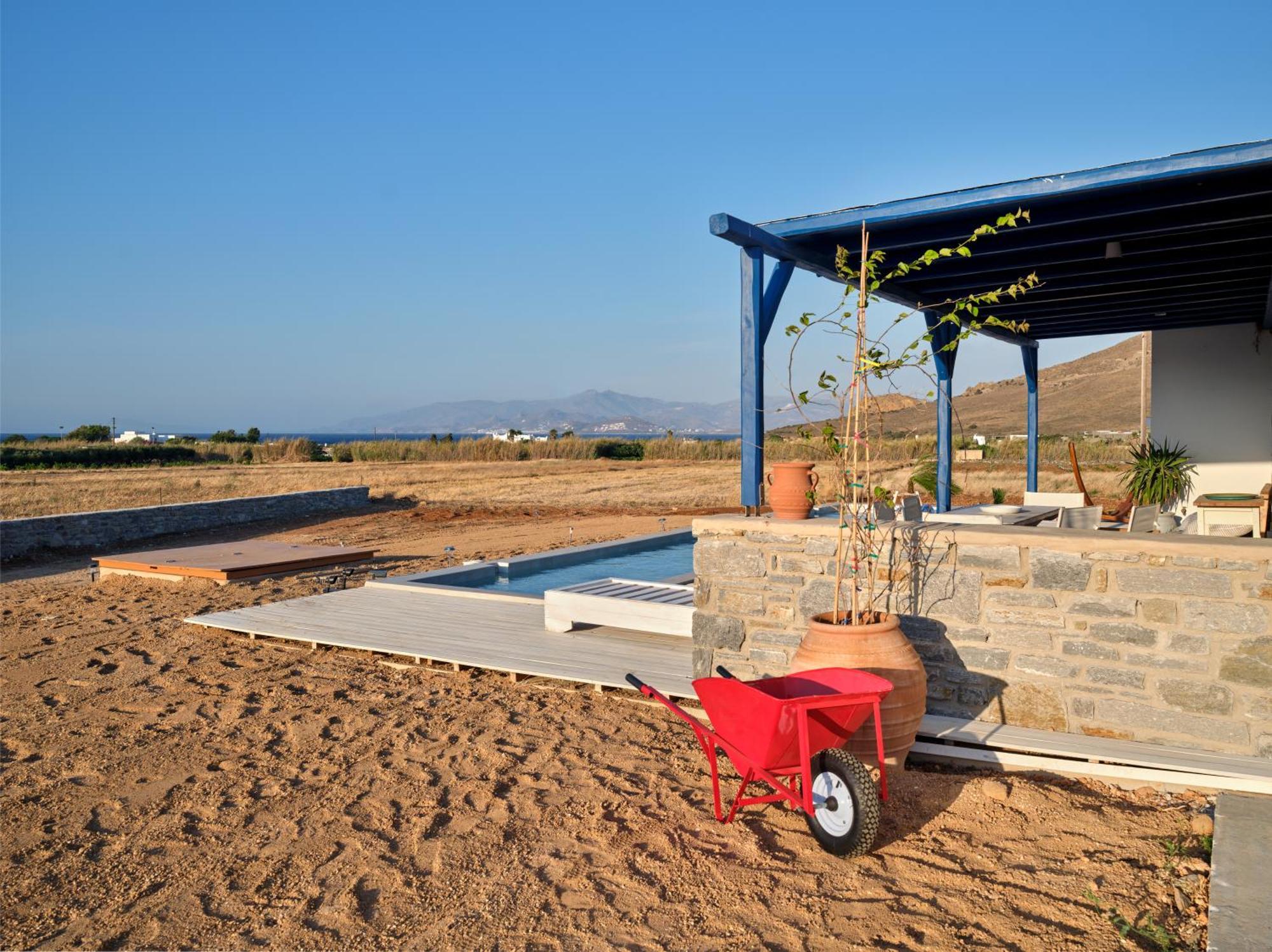 Blue & Green In Luxury Villa Parikia  Exterior photo